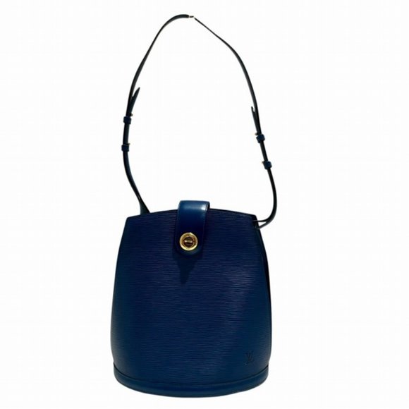 Louis Vuitton Cluny Navy Leather shoulder - Picture 1 of 9
